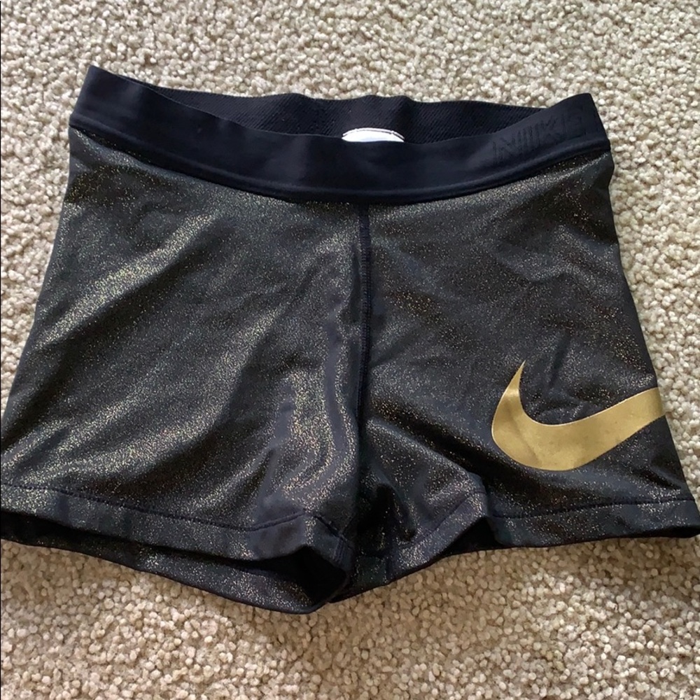 Sparkly nike spandex
